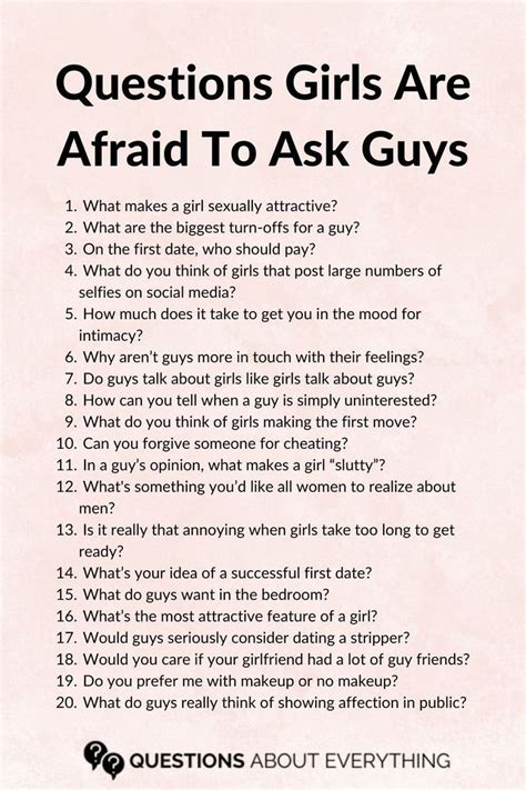 questions to ask guys about girls|151 Questions to Ask a Guy They’ll Actually Like。